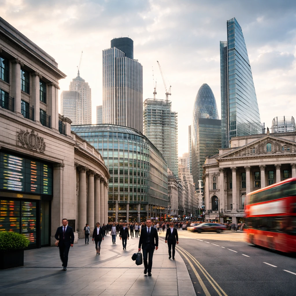 UK equities tick higher as pound slips below $1.35; Anglo American, Aston Martin post updates