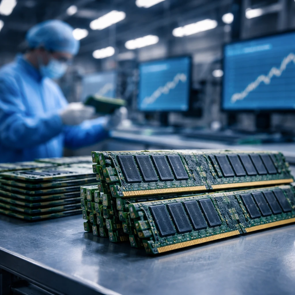 Memory chip squeeze drags PC makers as Dell and HP slide after Lenovo warning