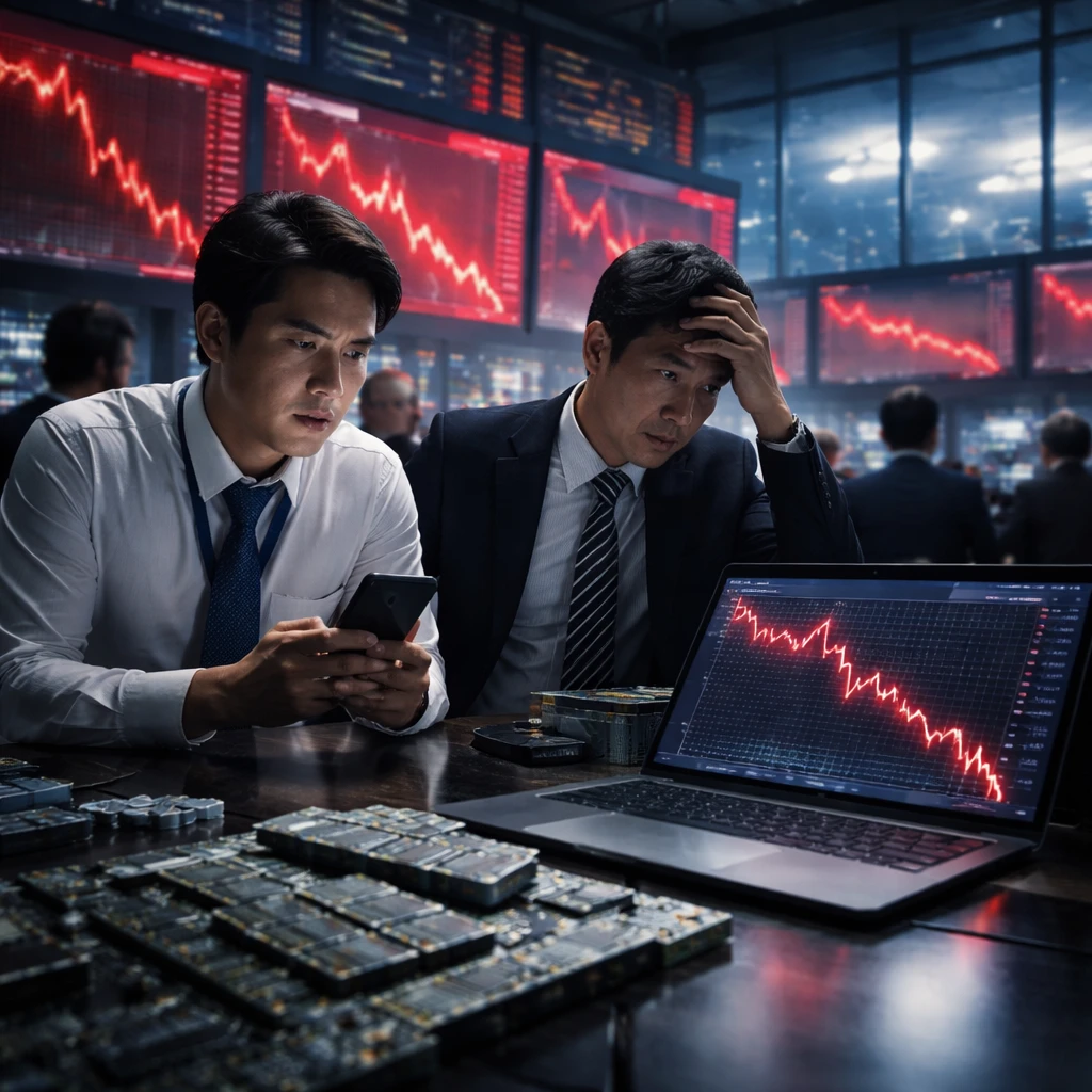 Samsung Electronics Shares Tumble as Chinese DRAM Entry and AI Spending Doubts Trigger Sectorwide Rout
