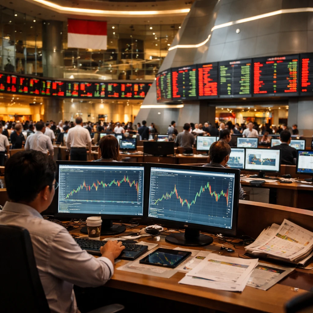 Jakarta Shares Slip as Financials, Infrastructure and Agriculture Lead Declines