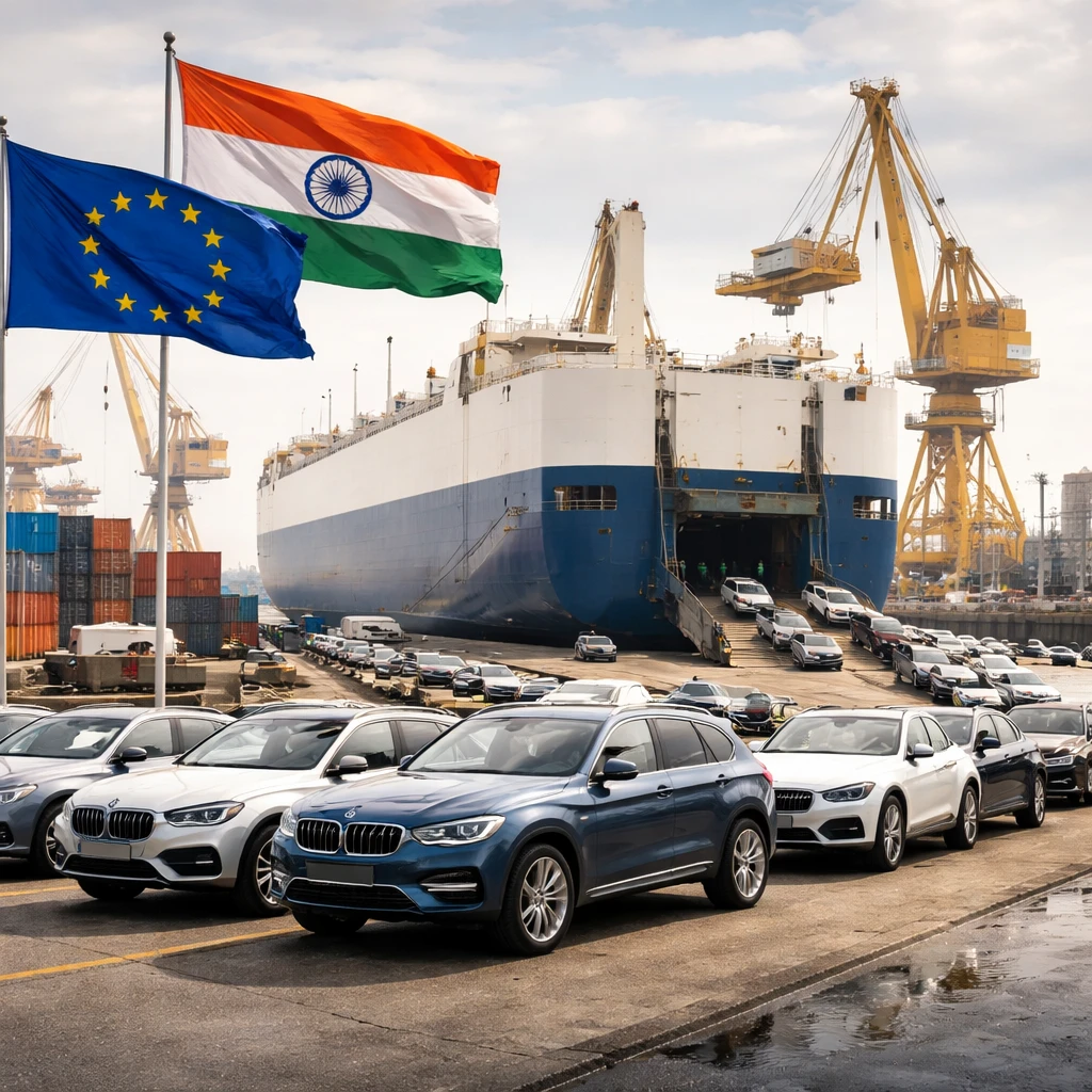India to Cut EU Car Import Tariffs to 40% Under Proposed Trade Deal
