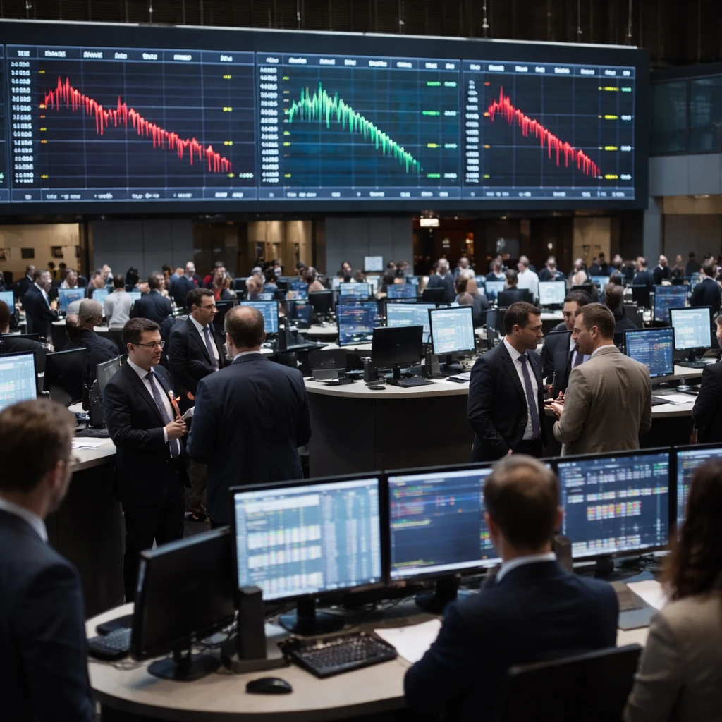 Frankfurt Stocks Retreat as Software, Construction and Industrials Weigh on DAX