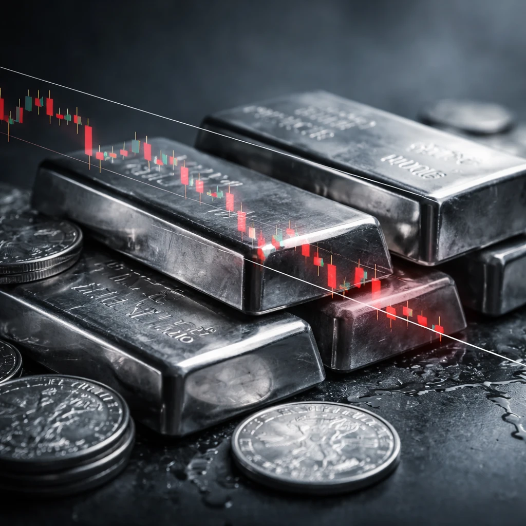 Silver Slides Through Lower Channel Boundary at USD 52.91, Technicals Signal Expanding Downtrend