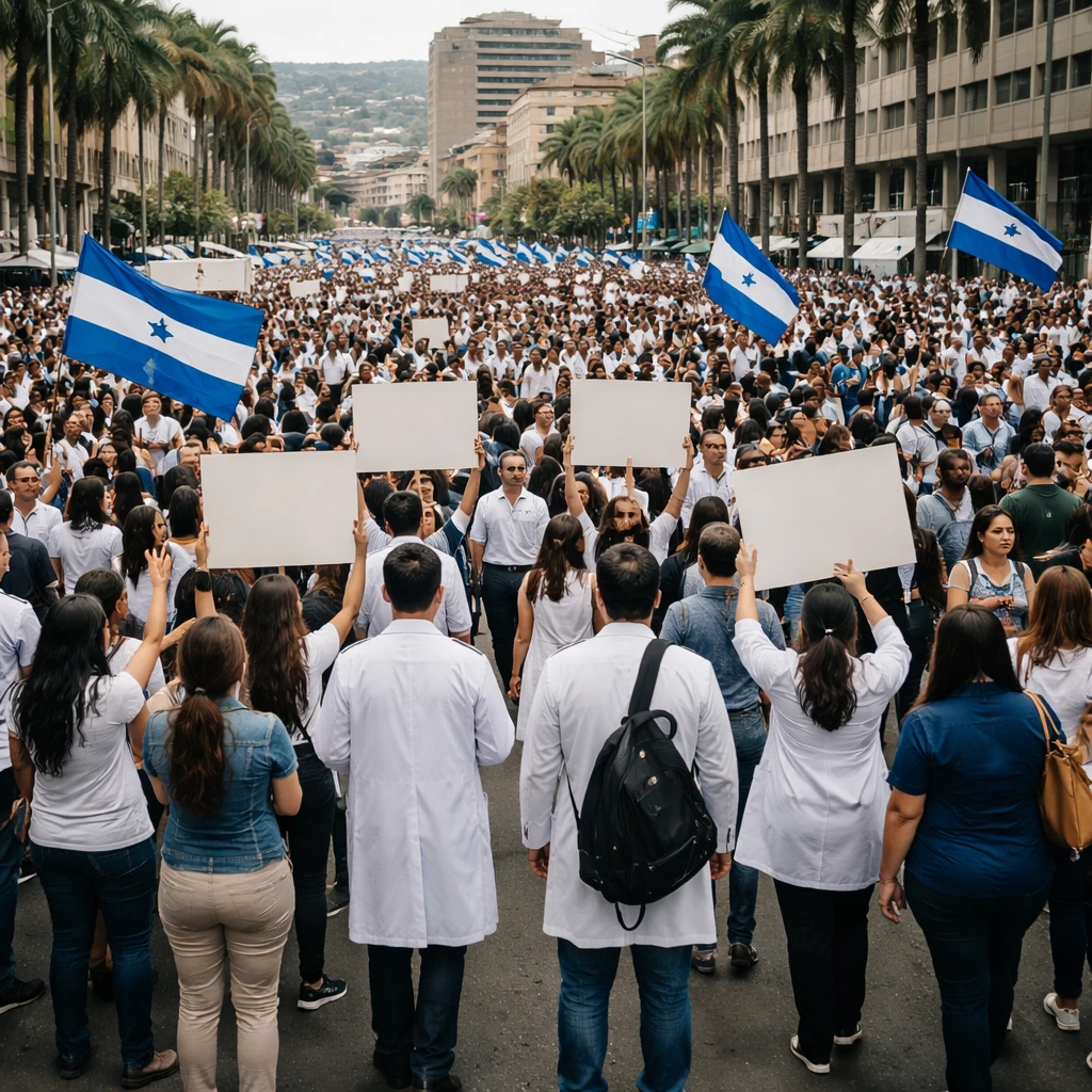 Nationwide Strike Shuts Schools and Clinics Across Honduras