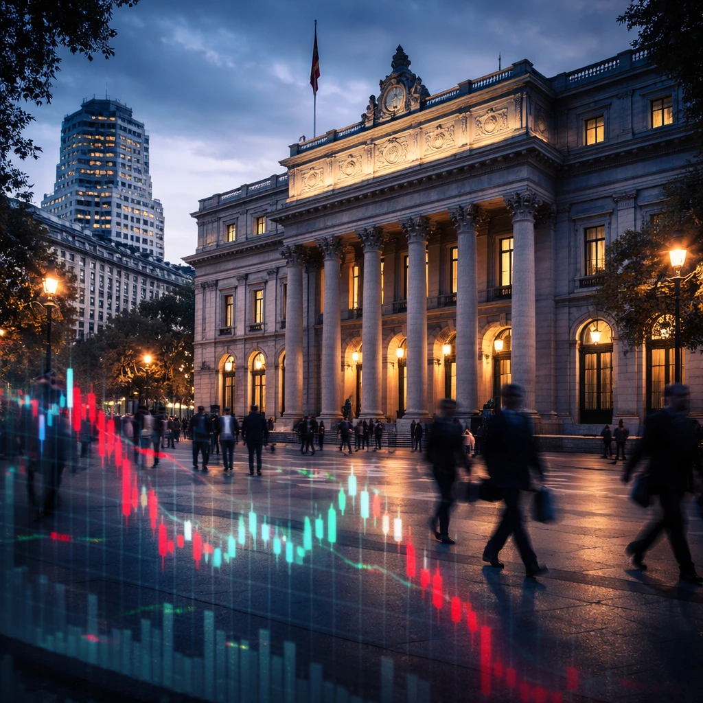 Madrid market closes lower as sector losses weigh on IBEX 35