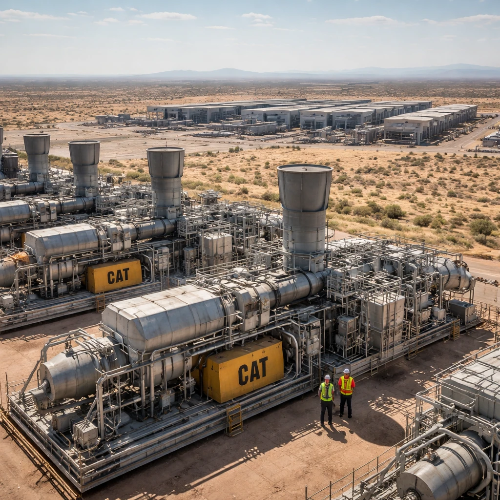 Caterpillar Climbs to Record High After Chevron-Microsoft Power Deal Ties Firm to AI Infrastructure