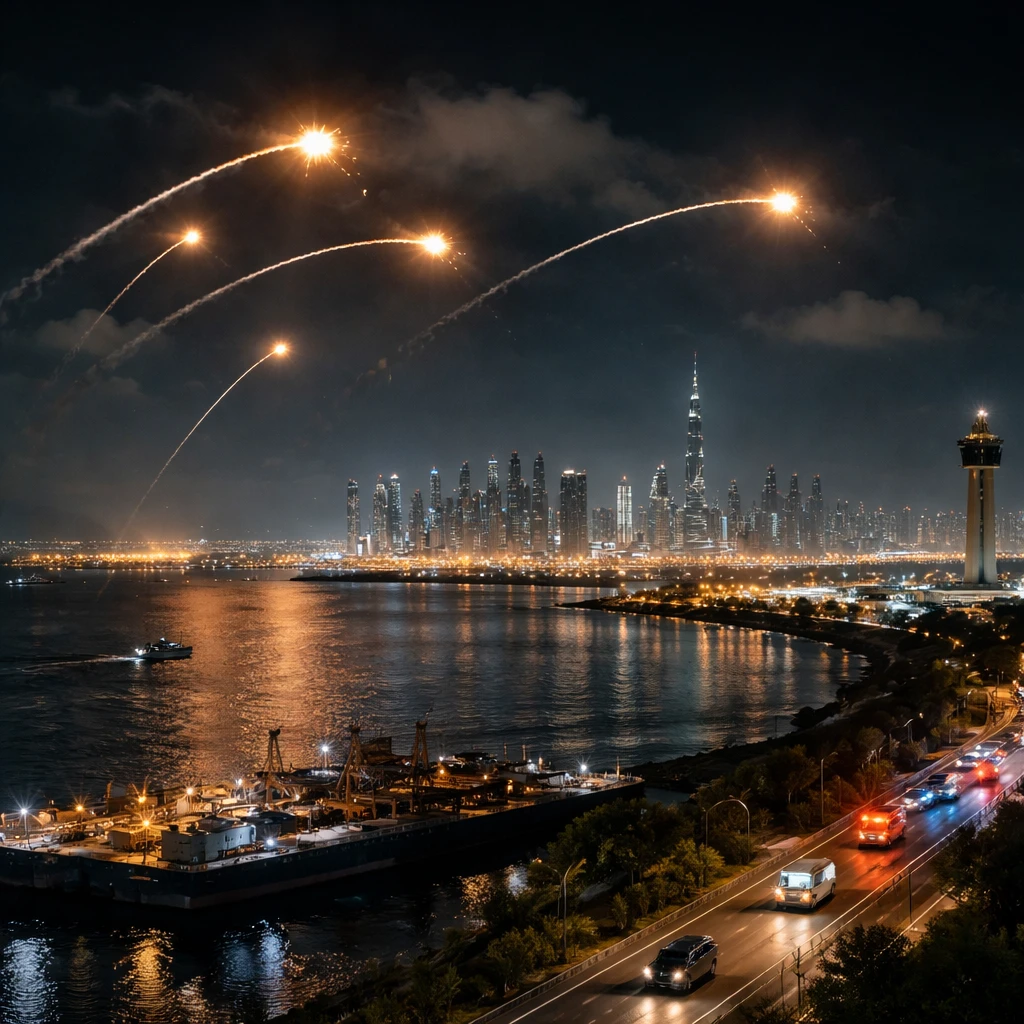 U.A.E. Struck by New Missile and Drone Barrage, Defense Forces Report Interceptions