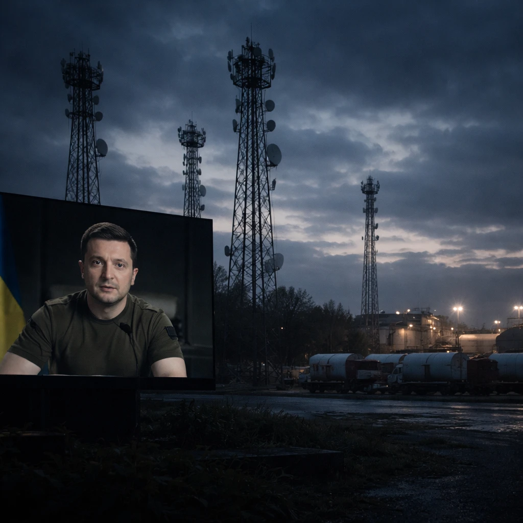 Zelenskiy Presses Belarus to Remove Relay Stations He Says Aid Russian Drone Campaign