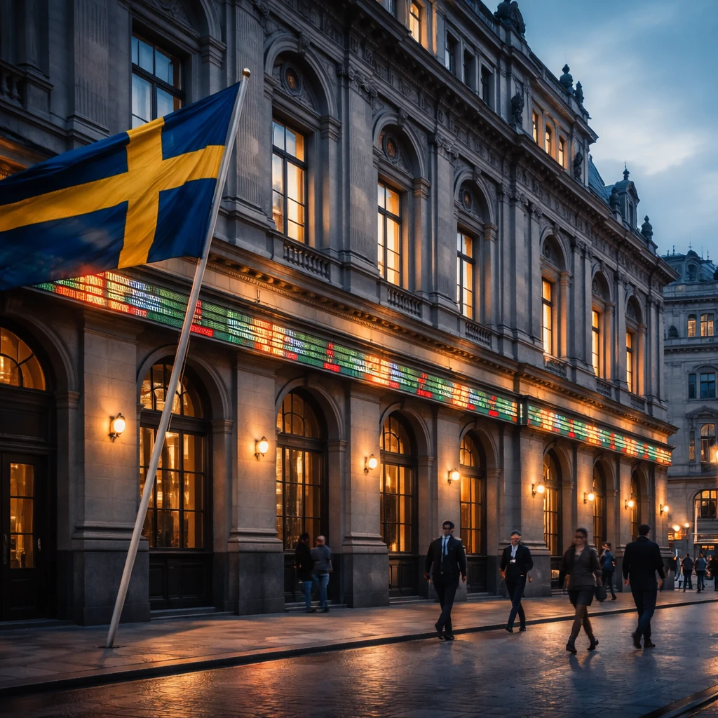 Stock market in Stockholm ends lower as broad sectors weigh on index