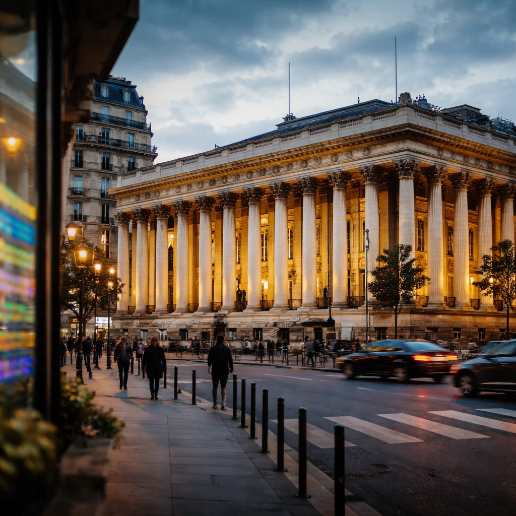 Paris Stocks Close Higher; CAC 40 Gains 0.44% Led by Consumer Services and Energy