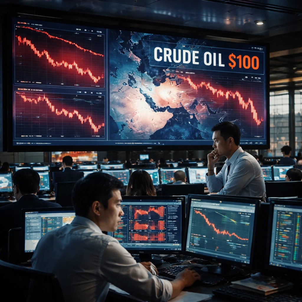 Asia Shares Drop as Middle East Conflict Keeps Crude Above $100; China Data Offers Mixed Support