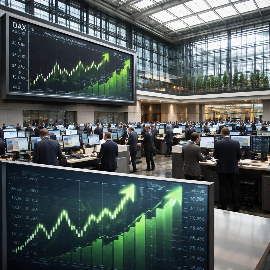German Equities Close Higher; DAX Advances 1.24% as Telecoms, Finance and Retail Lead Gains
