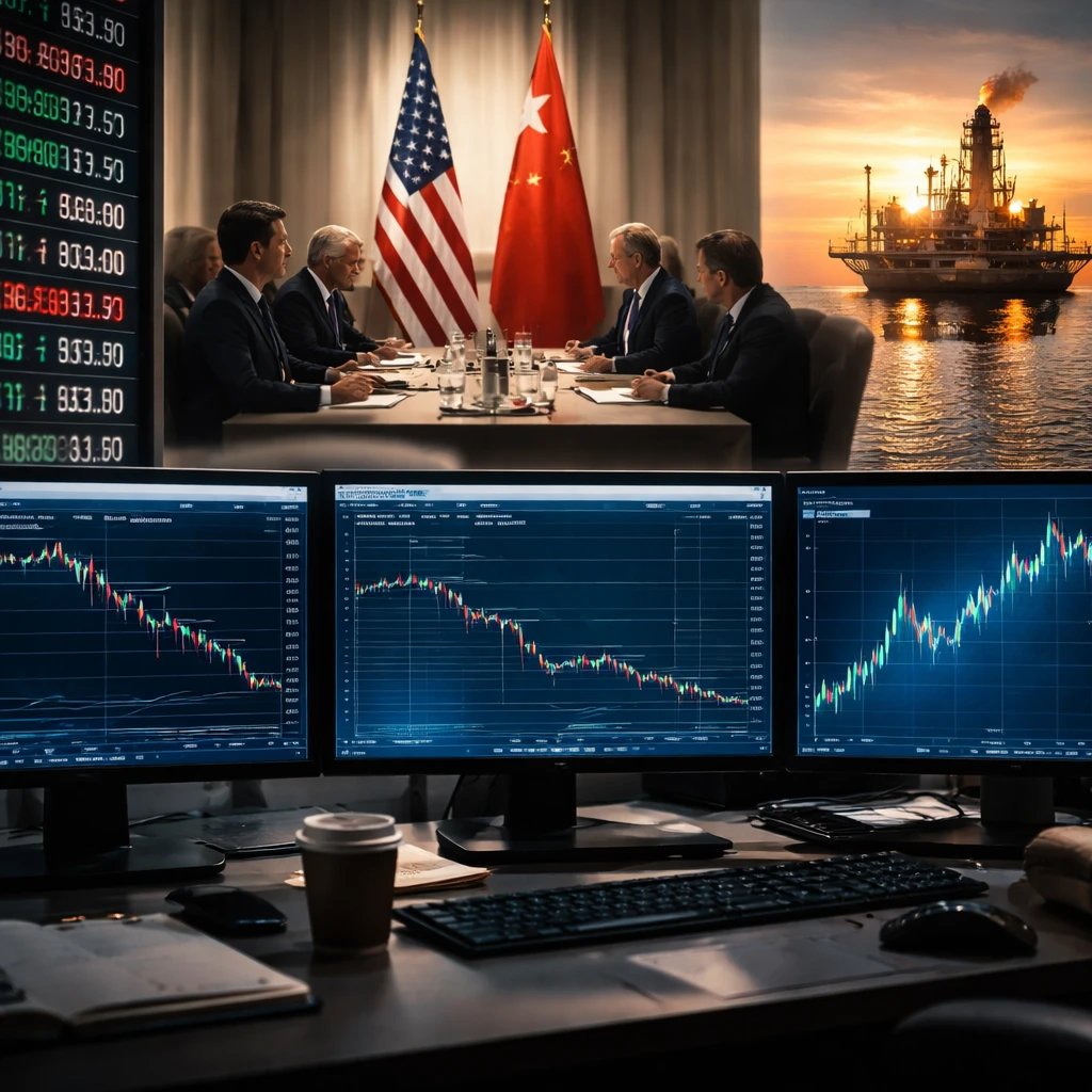 Markets Edge Lower as Bond Selloff and Oil Rebound Shadow Trump-Xi Summit