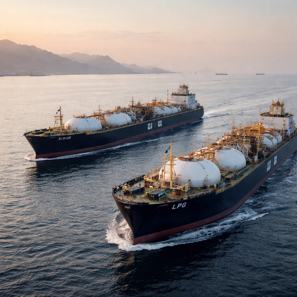 Two Indian LPG Tankers Transit Strait of Hormuz Without Naval Escort, Set to Reach Home Ports