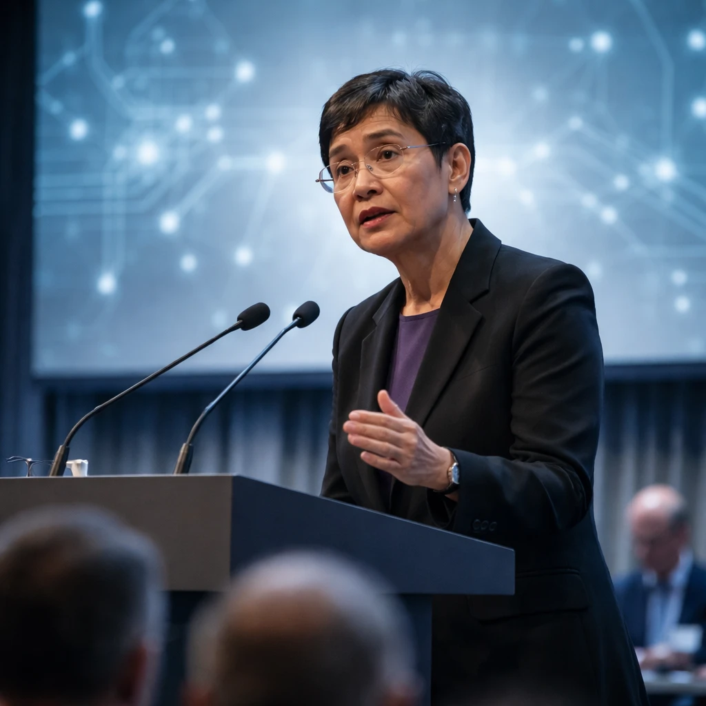 Maria Ressa Urges Immediate Limits on AI to Preserve Human Agency