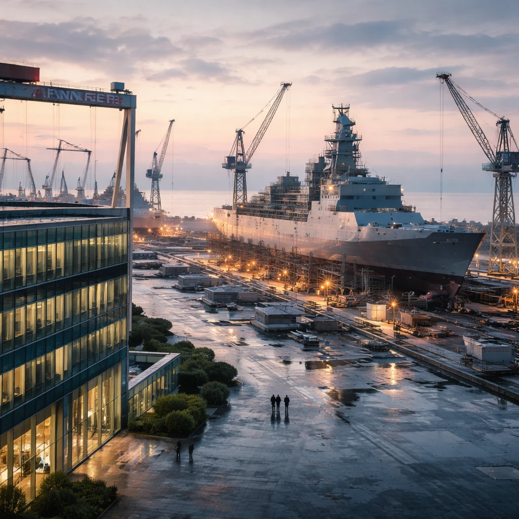 Fincantieri Stock Slides After Announcement of Up to 10% Share Placement to Institutions