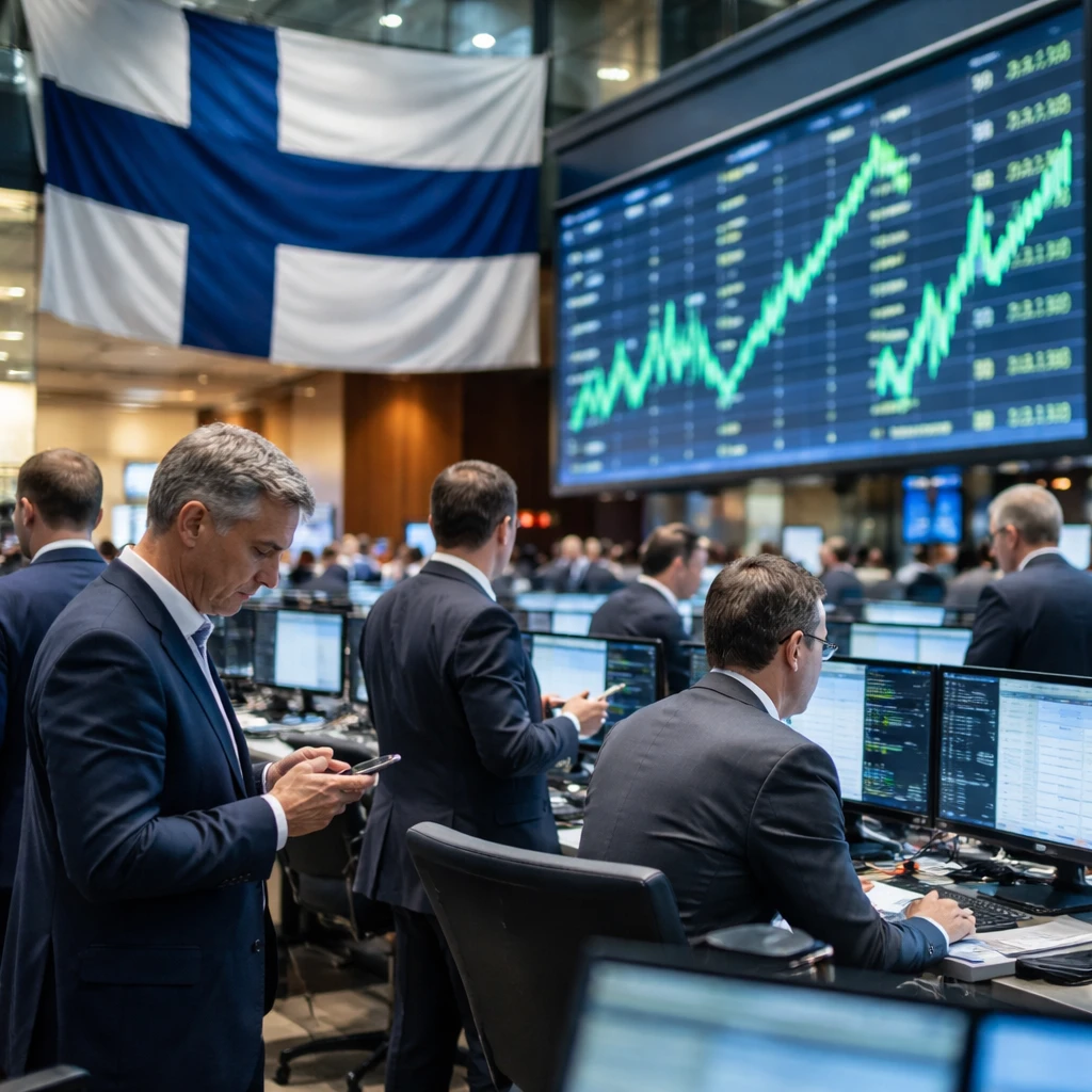 Helsinki Benchmark Closes Higher as Telecoms and Industrials Lead Gains