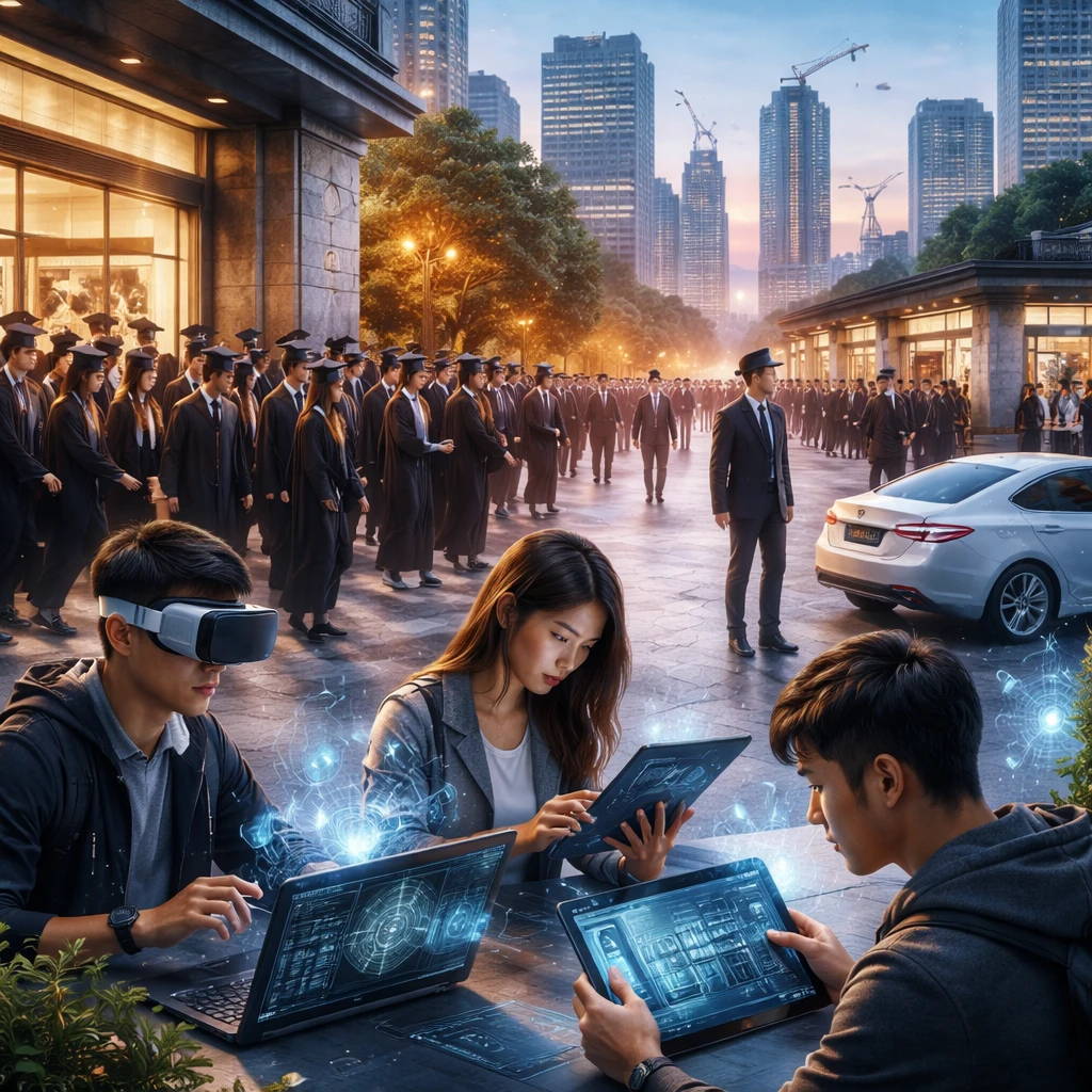 China Turns to Artificial Intelligence to Absorb Record 12.7 Million Graduates