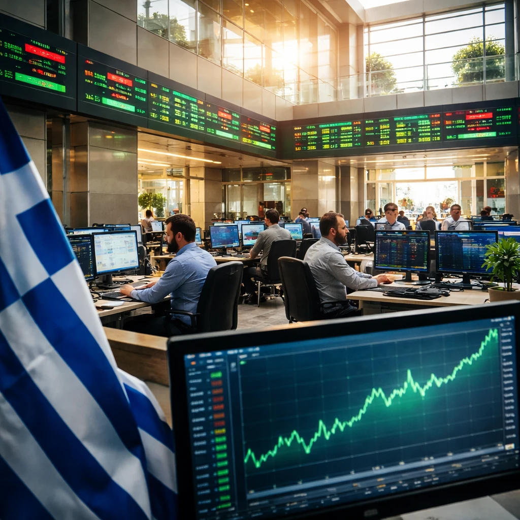 Athens Market Advances to Five-Year Peak as Banks, Builders and Travel Names Lead Gains