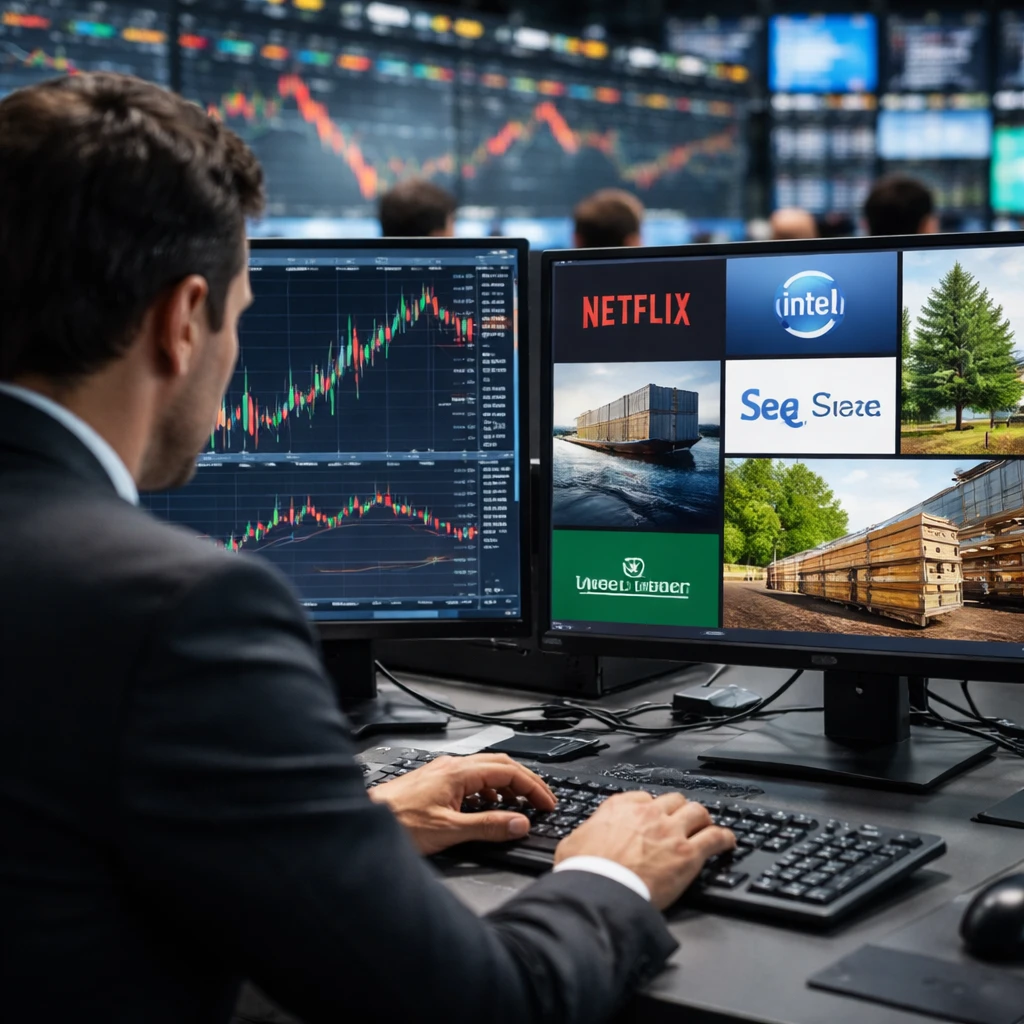 Technology and Timber Among Friday’s Largest Stock Movers as Market Sees Mixed Swings