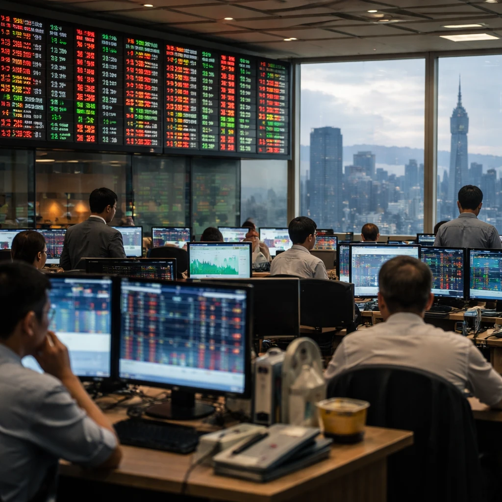 Taiwan shares slip as Plastic and Rubber sector weakness drags index down 0.90%