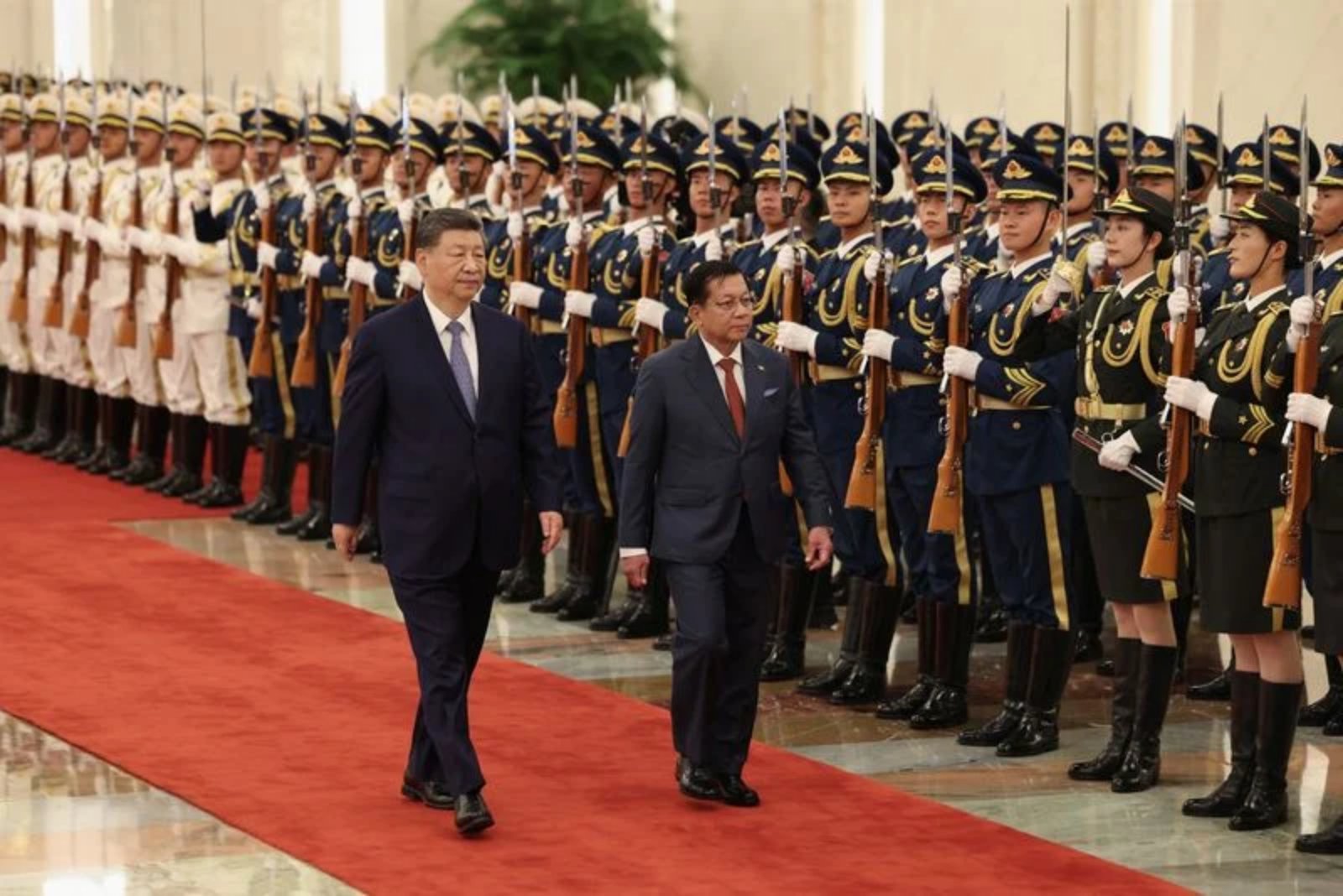 Xi Hosts Myanmar Leader in Beijing as Two Countries Move to Strengthen Ties