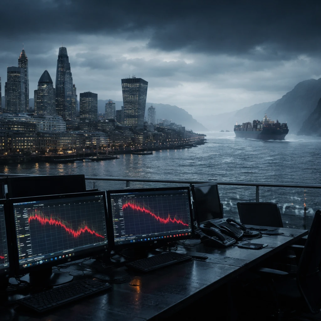 UK Stocks Slip as Hormuz Incident and Asian Tech Selloff Weigh on Markets