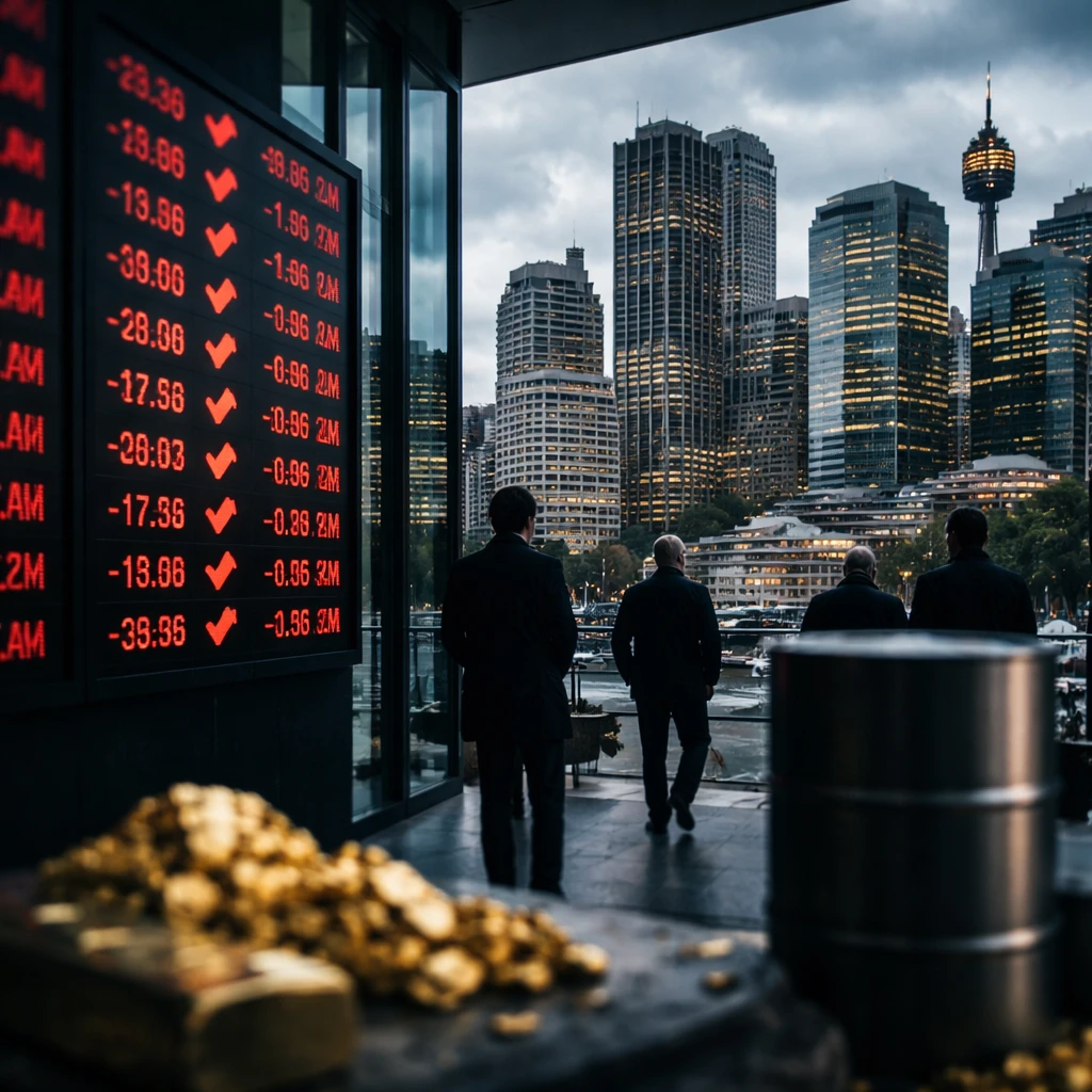 Australian Shares Slip as Industrials, Materials and Gold Stocks Weigh on Index