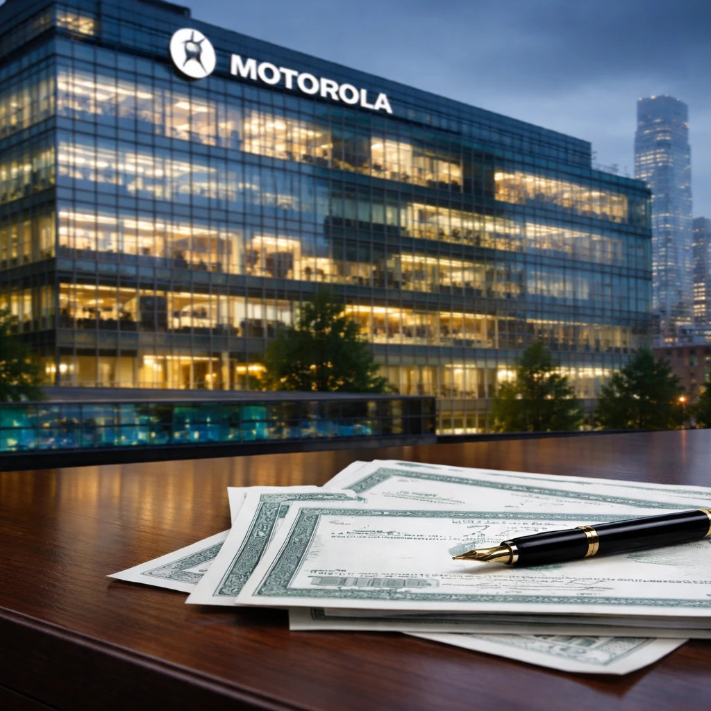 Motorola Solutions CEO Disposes $13.5M in Stock, Exercises Options for Equivalent Shares