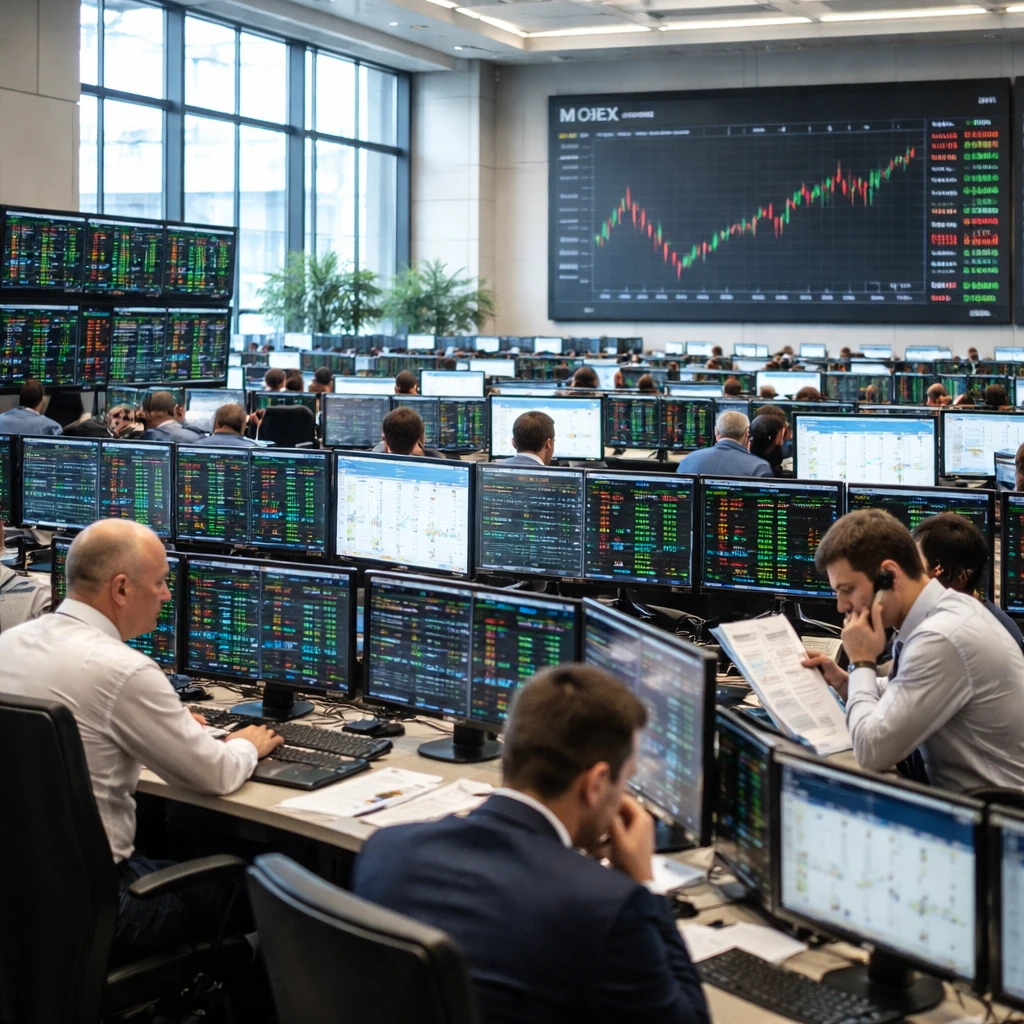 Moscow market closes flat as select stocks post mixed moves