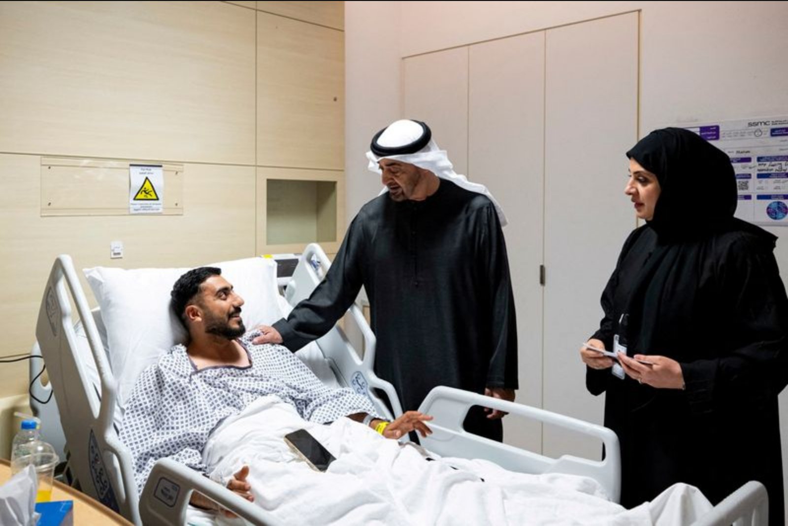 UAE President Says Nation Is Resilient, Visits Those Injured After Regional Strikes