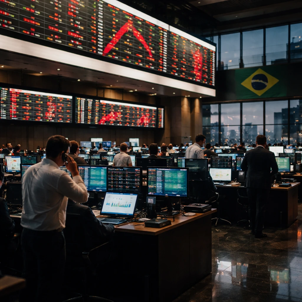 Bovespa Ends Lower as Real Estate, Utilities and Financials Weigh on Market