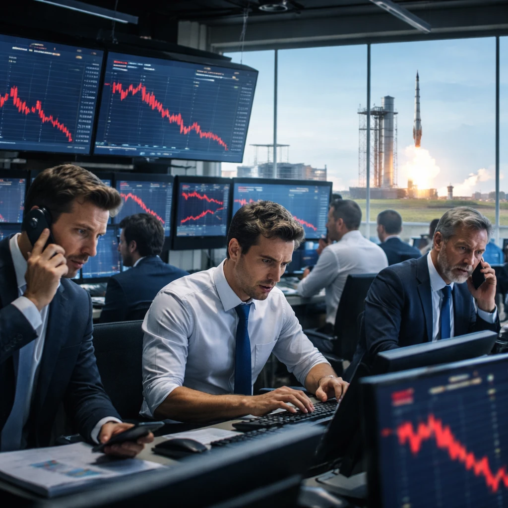 Space sector pullback follows SpaceX IPO surge as investors lock in gains