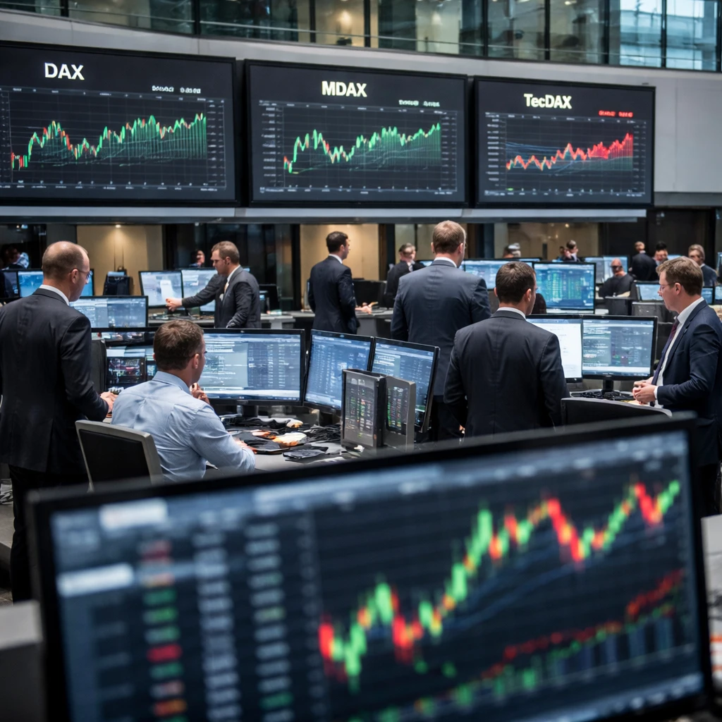 Frankfurt finishes mixed as industrials and tech lift indexes while defense names lag