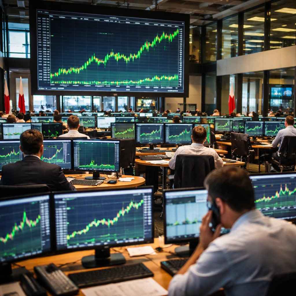Warsaw Stocks Finish Higher; WIG30 Climbs 1.72% on Broad Gains