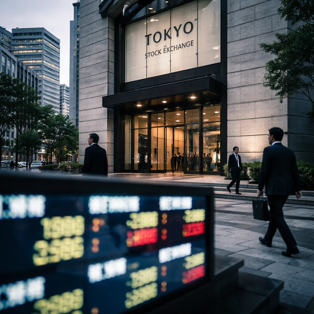 Tokyo Shares Slip; Nikkei 225 Ends Down 0.12% as Sector Weakness Offsets Broad Gains