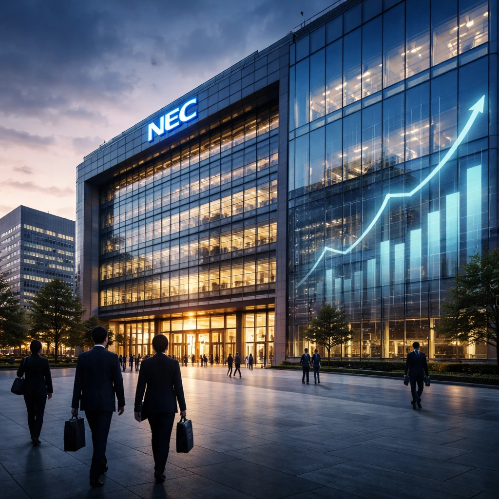 NEC Targets 800 Billion Yen in Operating Profit by Fiscal 2031, Double 2026 Levels