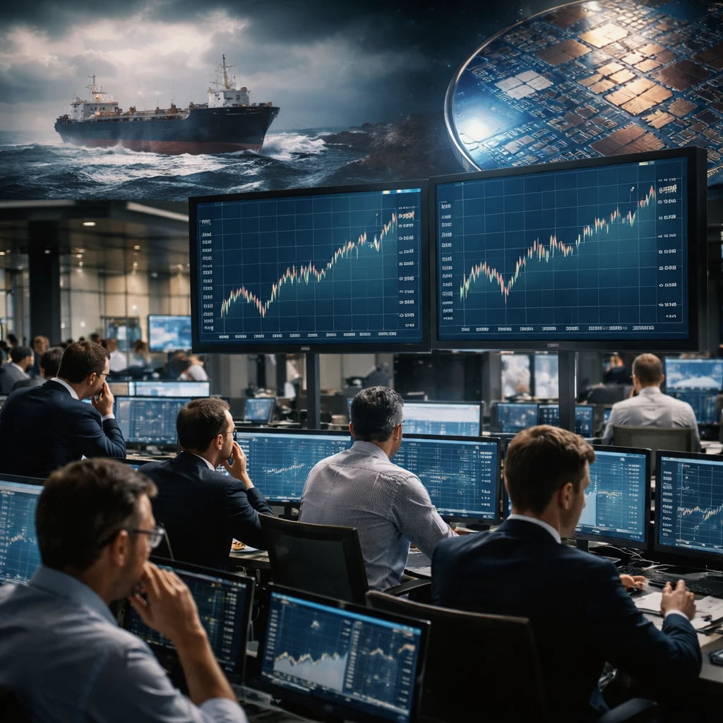 European equities hold near flat as strong corporate results counter geopolitical and tech jitters