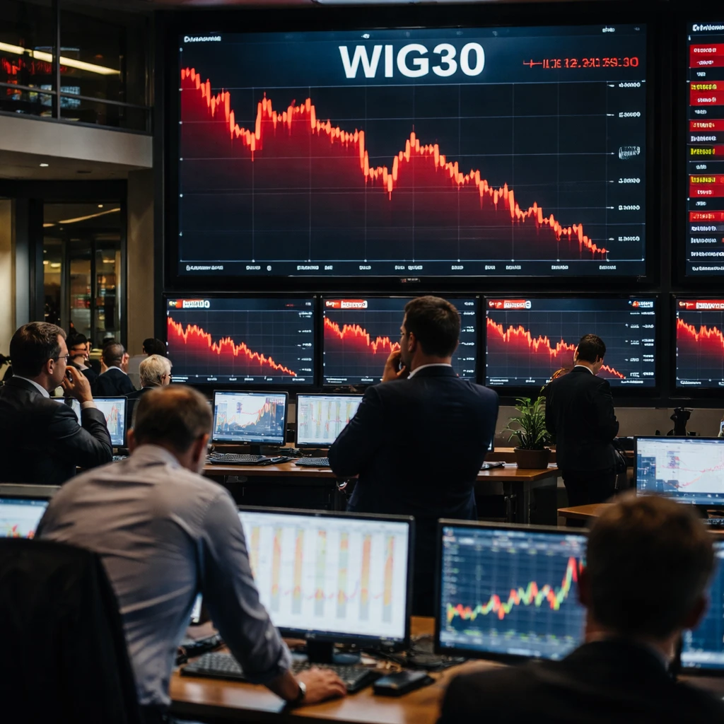 Warsaw Stocks Retreat; WIG30 Falls 1.13% to One-Month Low