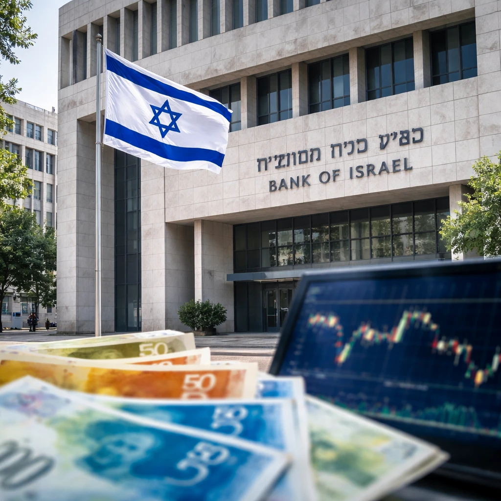 Bank of Israel Keeps Policy Rate Unchanged as Iran Tensions Re-emerge