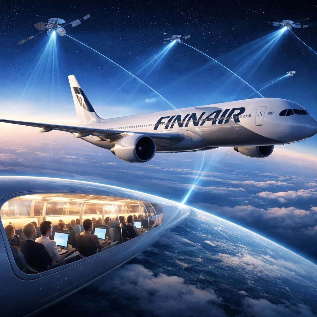 Finnair Weighs Starlink and Amazon's Leo for Cabin Connectivity Upgrade
