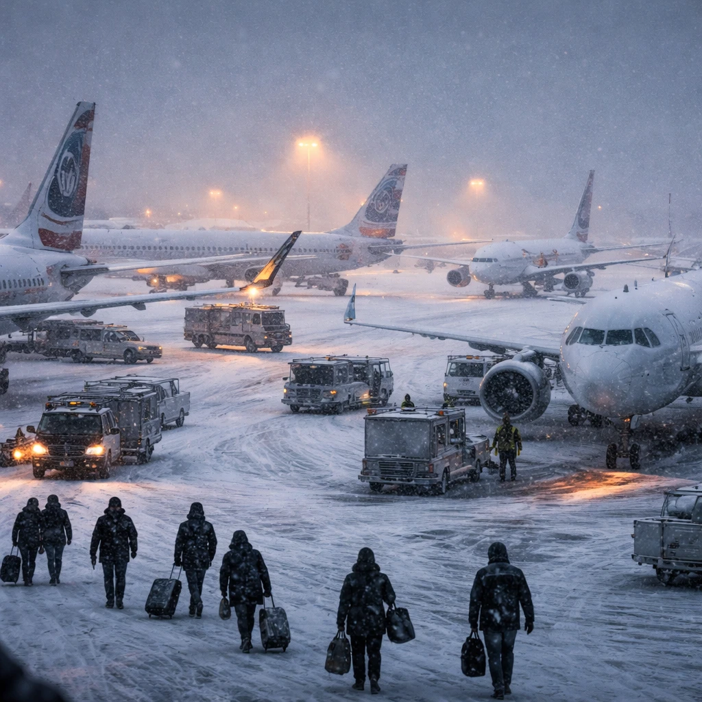 BofA: Major U.S. Winter Storm Hit Airline Operations and Will Trim Quarterly Results