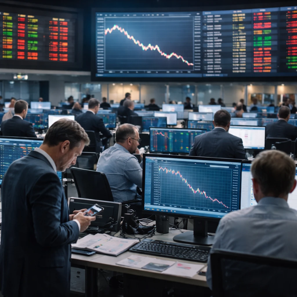 German Stocks Slip at Session Close as Technology, Construction and Healthcare Lead Declines