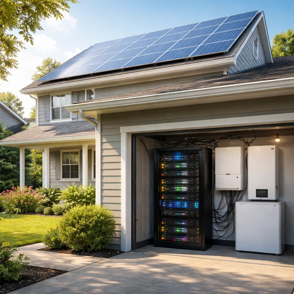 Sunrun tests program to pay homeowners for routing rooftop solar to distributed computing