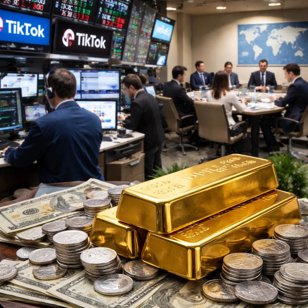 Market Movements: Intel’s Quarterly Loss, TikTok’s U.S. Strategy, BOJ Policy, and Rising Gold Prices