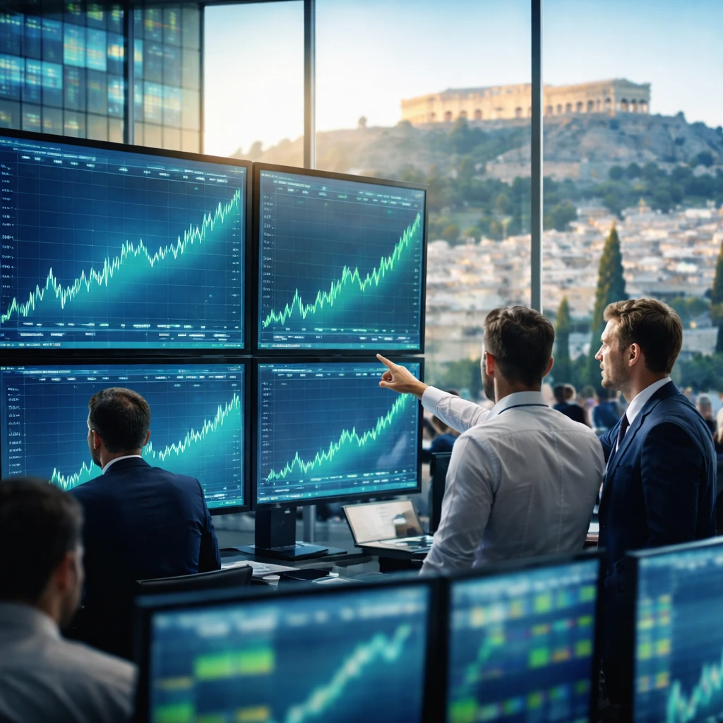 Athens market closes higher as benchmark index hits five-year peak