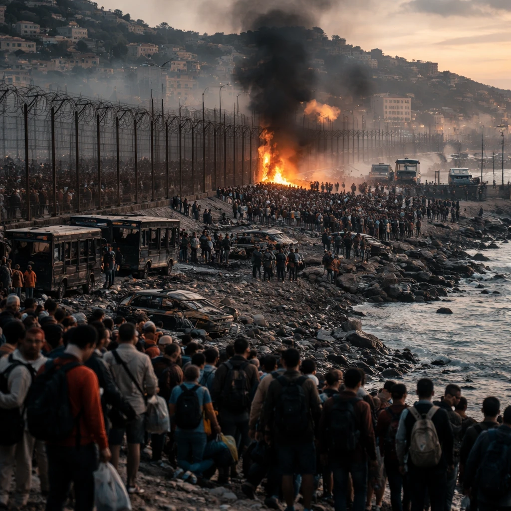 Spain and Morocco Reinforce Ceuta Border After Unprecedented Mass Crossing Leaves Dozens Dead