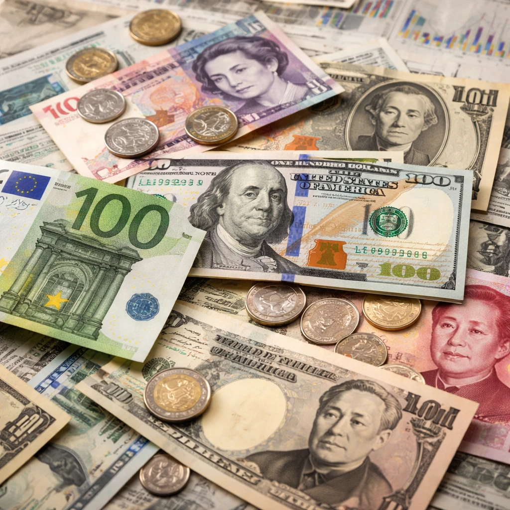 US Dollar Advances Amid Robust Economic Data; Sterling Sees Modest Gains