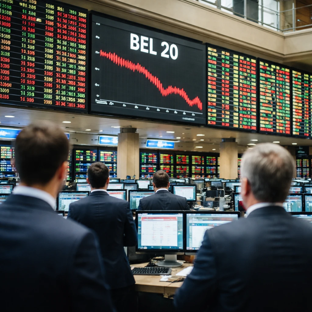 Belgian equities slip as Financials, Basic Materials and Consumer Goods lead declines