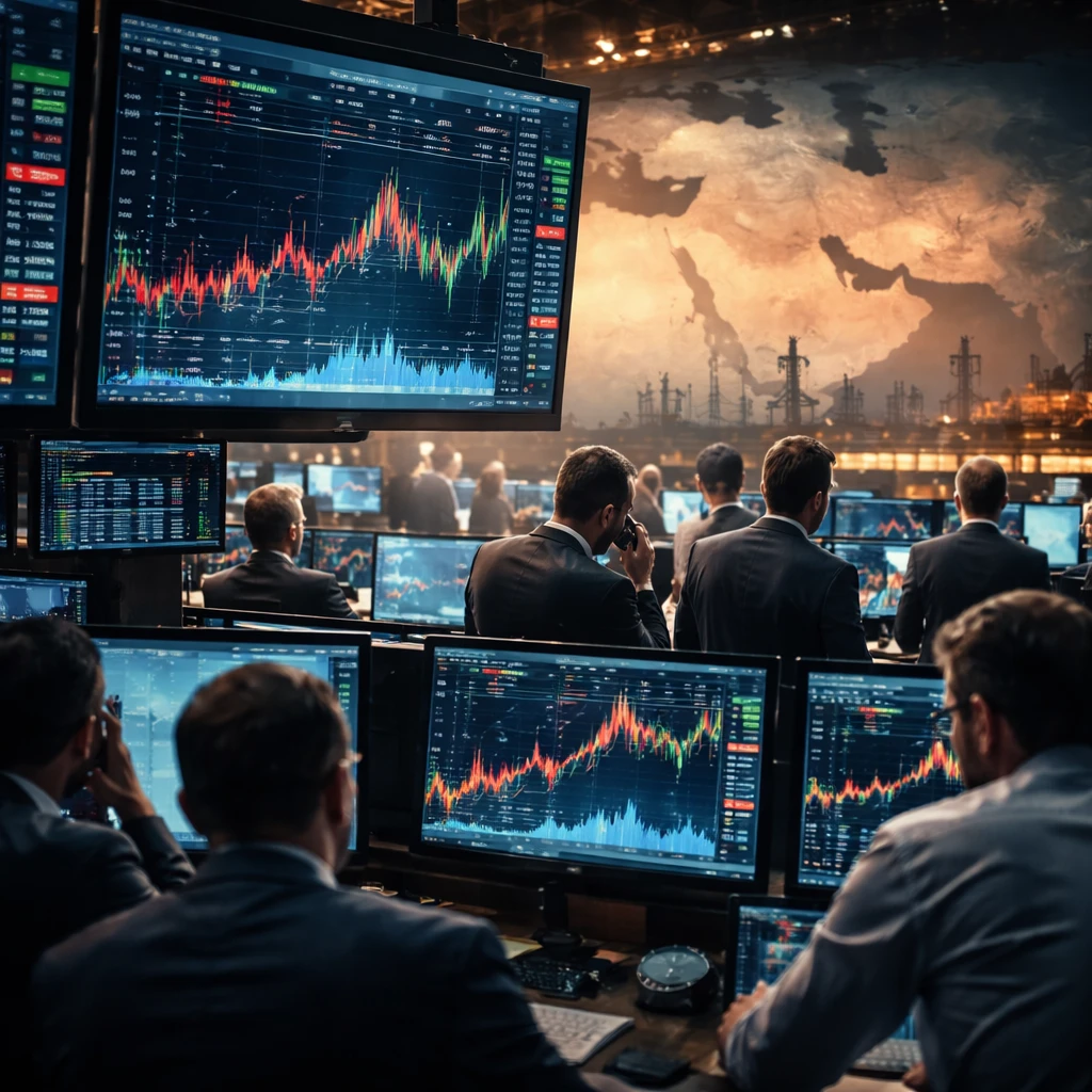 U.S. Futures Slip as Middle East Tensions Drive Volatility and Oil Concerns